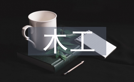 木工實訓總結